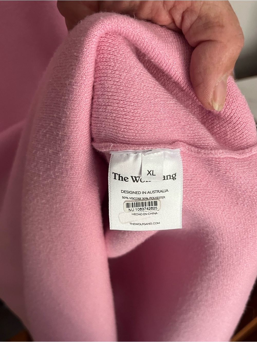 NWTretail $258. #theWolfgang #Reclectic Sleeveless Pink Cutout Midi Dress Trim - Picture 8 of 8